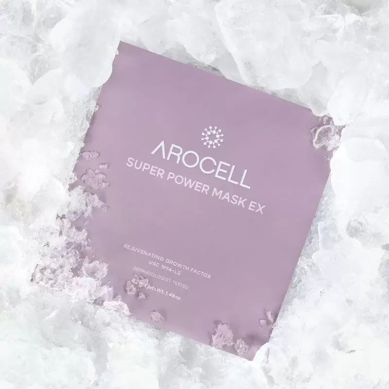 Arocell Super Power Mask EX intensely moisturizing collagen mask, 1 pc.