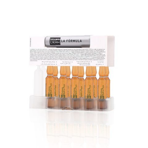 MARTIDERM DRĖKINAMOSIOS IR STANGRINAMOSIOS AMPULĖS VEIDUI SU VITAMINU C IR PROTEOGLIKANAIS, 10 VNT.