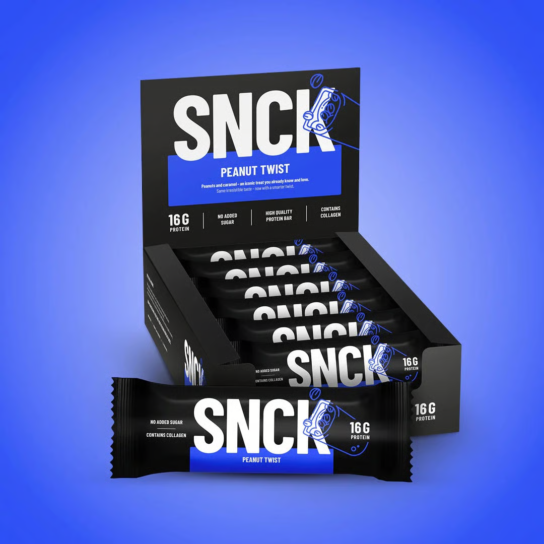 SNCK Protein Bar Peanut Twist 55g