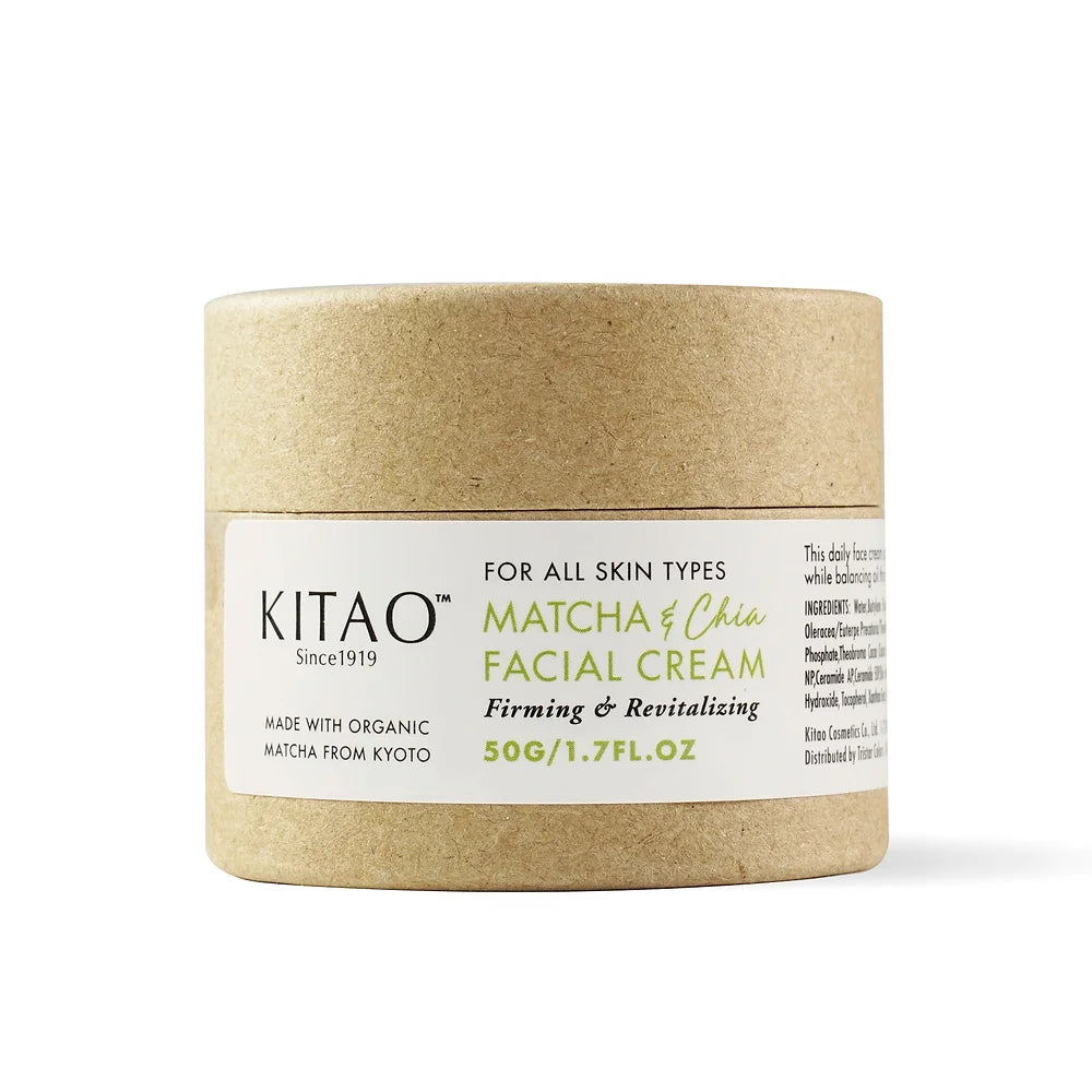 KITAO MATCHA & CHIA FACIAL CREAM, 50 g
