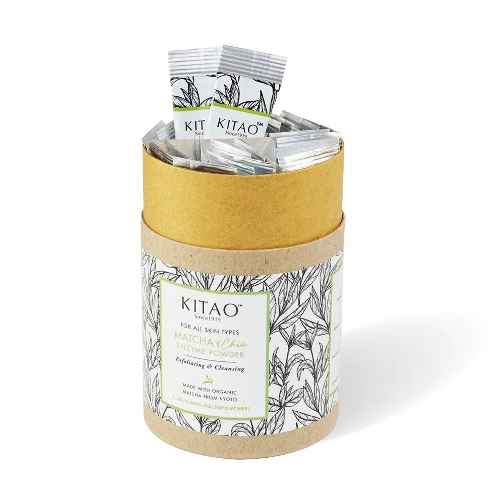 KITAO Matcha & Chia Enzyme Powder, 30 doses x 1.2 g