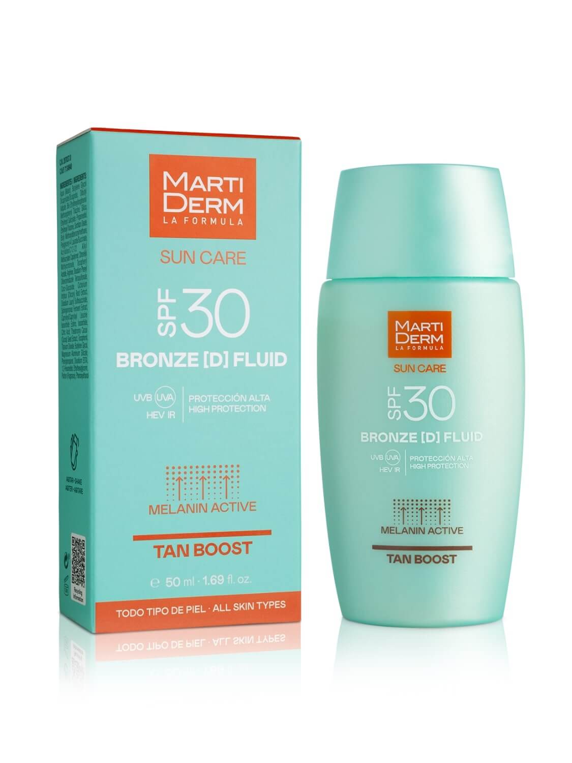 MARTIDERM Bronze facial sunscreen fluid SPF 30, 50 ml
