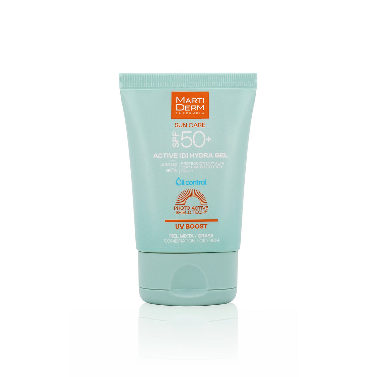 MartiDerm SPF 50+ Active [D] Hydra Gel Sweat-resistant sunscreen