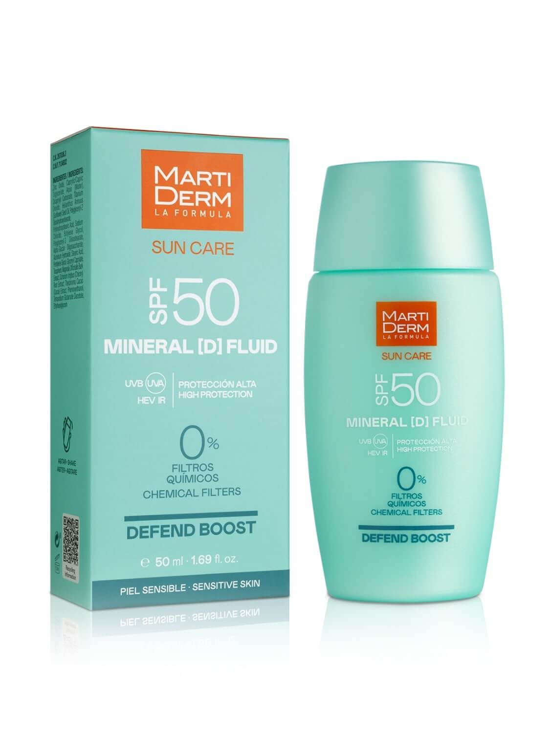 MARTIDERM Mineral Fluid Sunscreen SPF 50, 50 ml