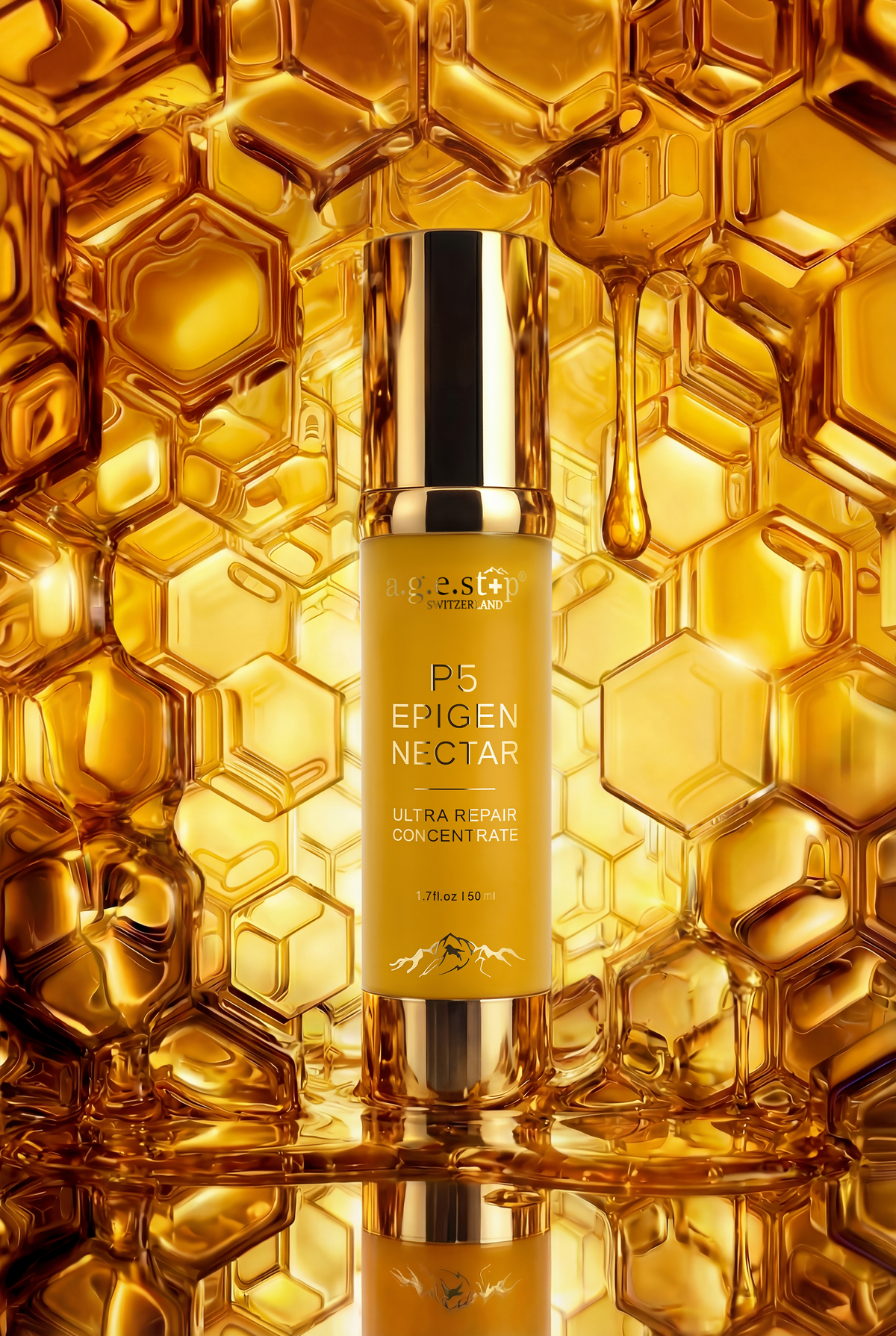 Age-Stop Intensyviai Drėgmę Atkuriantis Veido Koncentratas P5 EPIGEN, 50 ml.