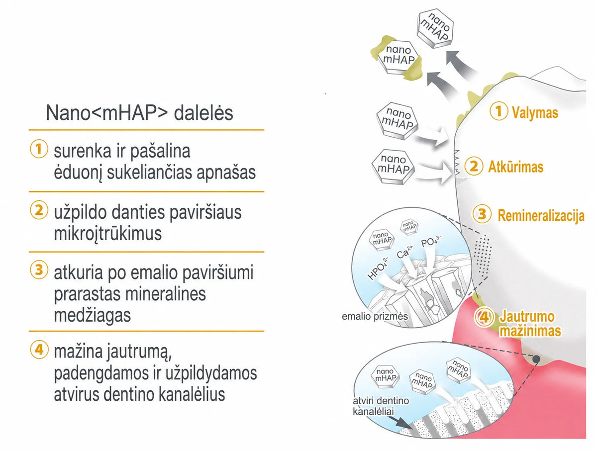APADENT Total Care Dantų remineralizacijai, 100g