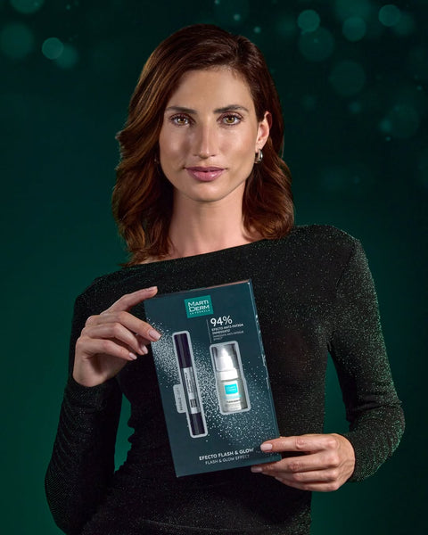 Flash šventinis rinkinys su serumu ir lūpų balzamu