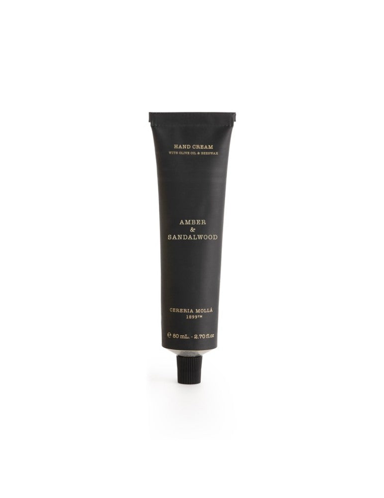 CERERIA MOLLA "Amber & Sandalwood" hand cream 80 ml.
