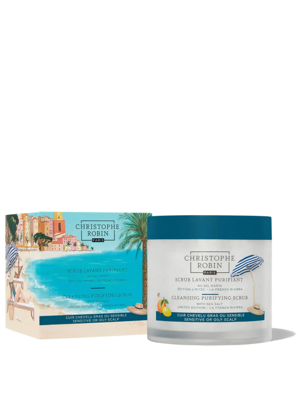 Christophe Robin Limited Edition Cleansing Purifying Scrub with sea salt, 250 ml