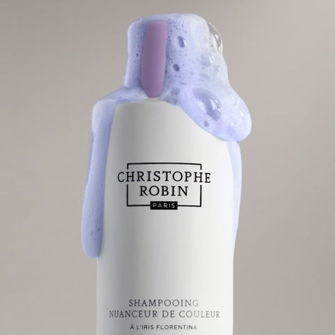 Christophe Robin Shade Variation Šampūnas Gelsvų Tonų Neutralizavimui Su Florentina Iris Atspalviu, 250 ml.