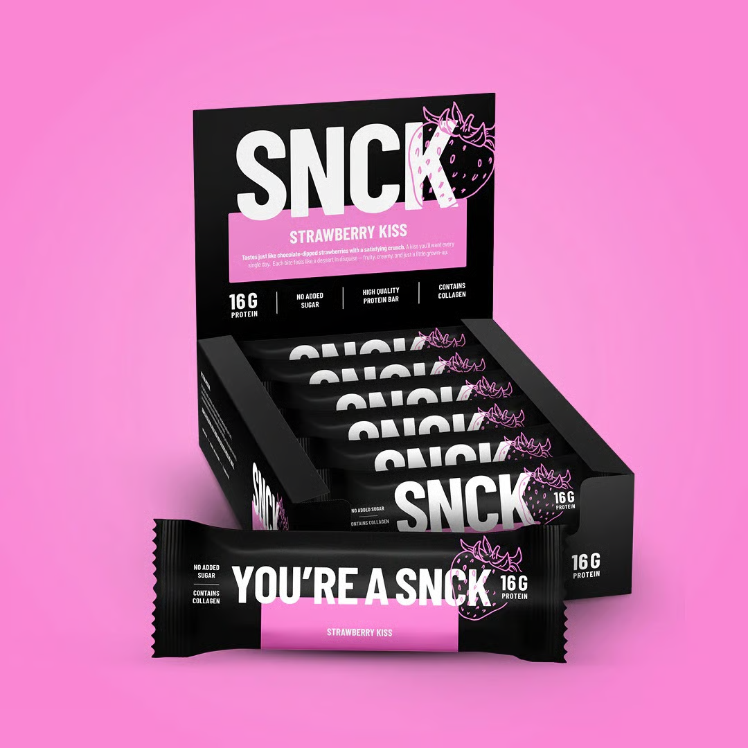 SNCK protein bar Strawberry Kiss 55g