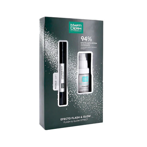 Flash šventinis rinkinys su serumu ir lūpų balzamu