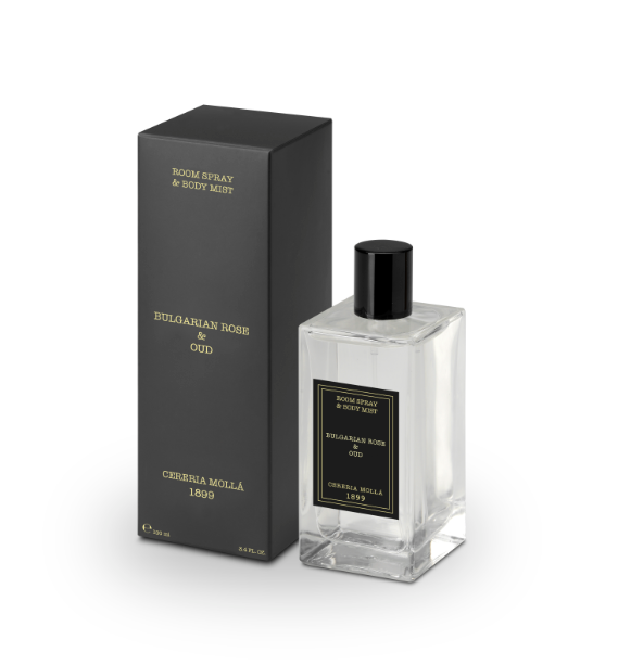 "Cereria Molla" room spray and body mist "Bulgarian rose & oud" 100 ml