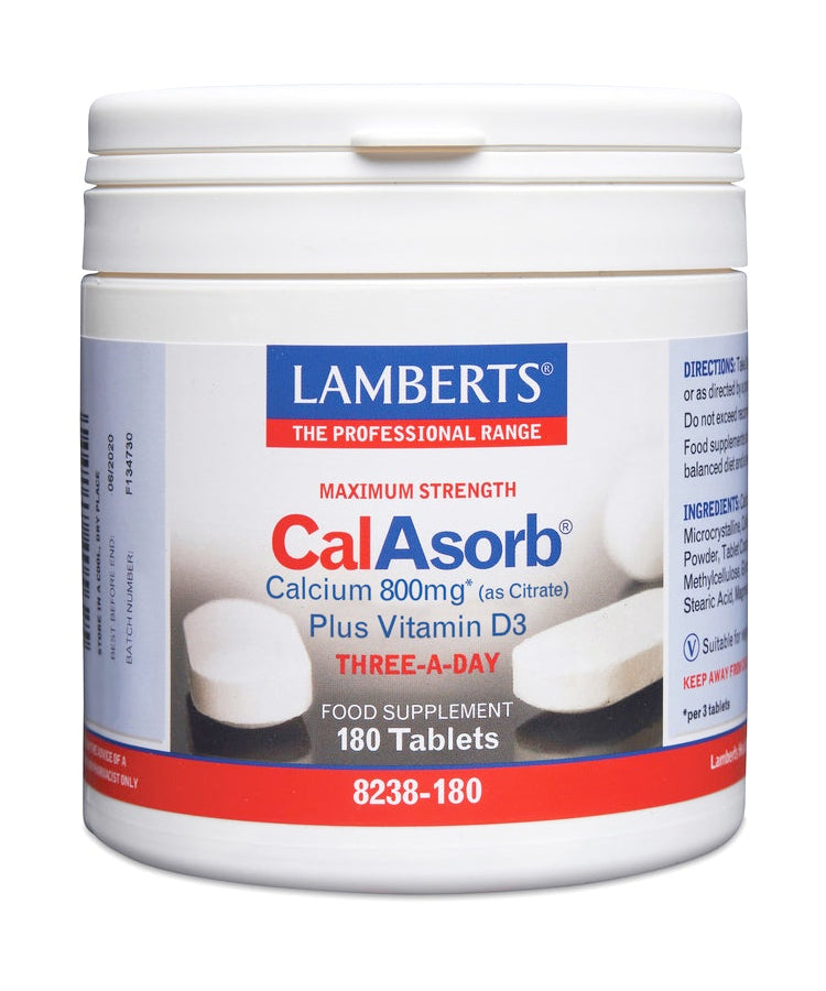 Lamberts® CalAsorb (Calcium 800 mg + Vitamin D3)