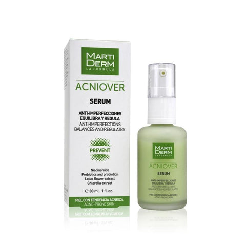 MARTIDERM ACNIOVER SERUMAS Į AKNĘ LINKUSIAI ODAI, 30 ML