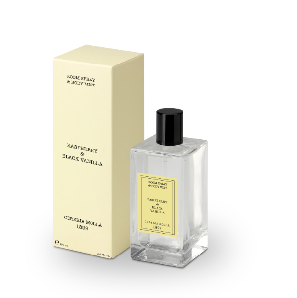 "Cereria Molla" Room Spray & Body Mist "Raspberry & Black Vanilla", 100 ml