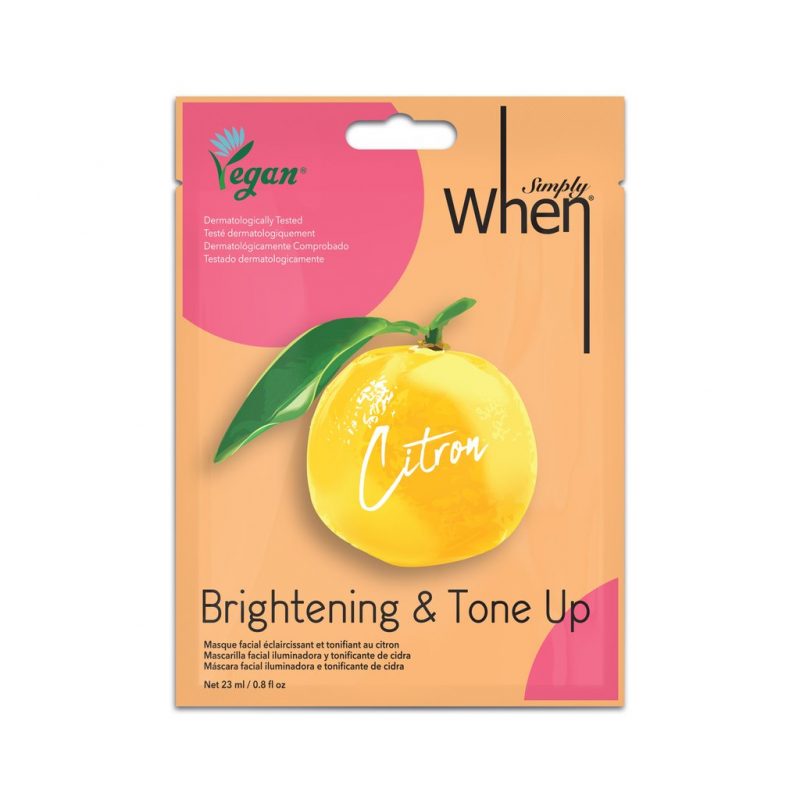 Simply When Citron vegan brightening face mask
