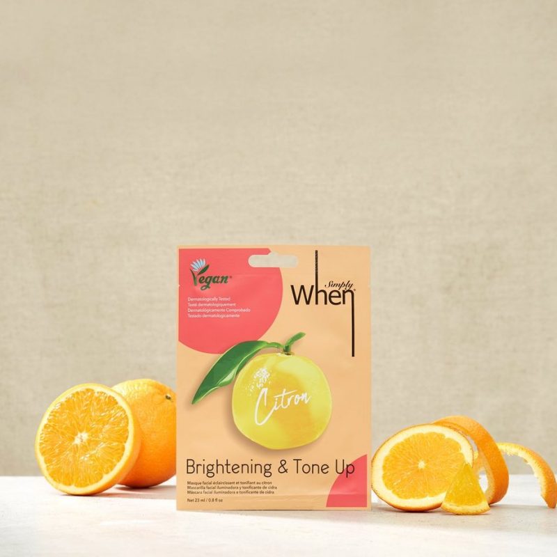 Simply When Citron vegan brightening face mask