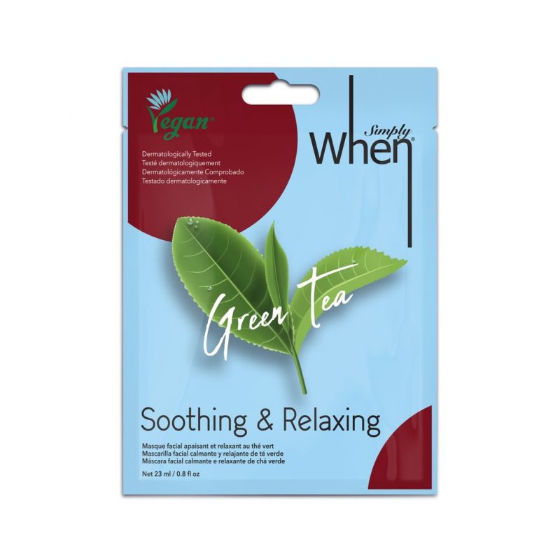 Simply When Green Tea vegan soothing face mask