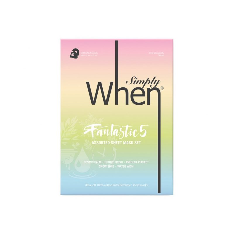 Simply When® Fantastic Five Sheet Facial Mask Set (5 pcs.)