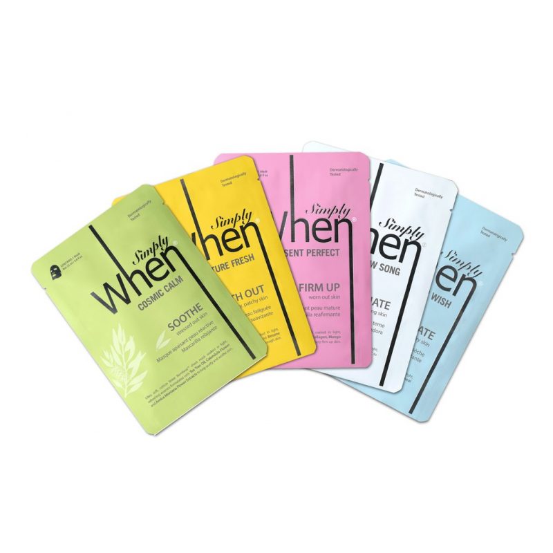 Simply When® Fantastic Five Sheet Facial Mask Set (5 pcs.)