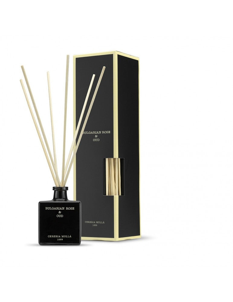 "Cereria Molla" reed diffuser "Bulgarian rose & oud" 100 ml