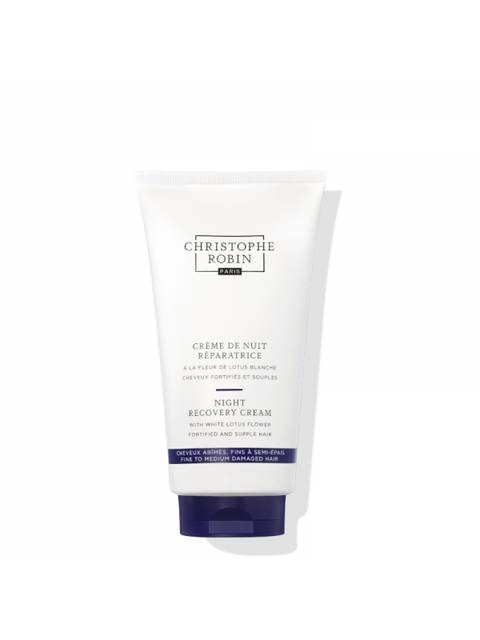 Christophe Robin Night Recovery Cream naktinis atkuriantis kremas plaukams, 150 ml.